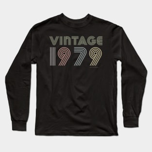 41th birthdays vintage gift men women t 1979 Long Sleeve T-Shirt